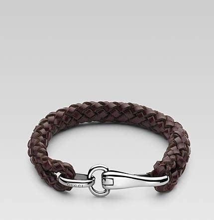 bracciali pelle uomo gucci|Bracciali e braccialetti uomo delle migliori marche.